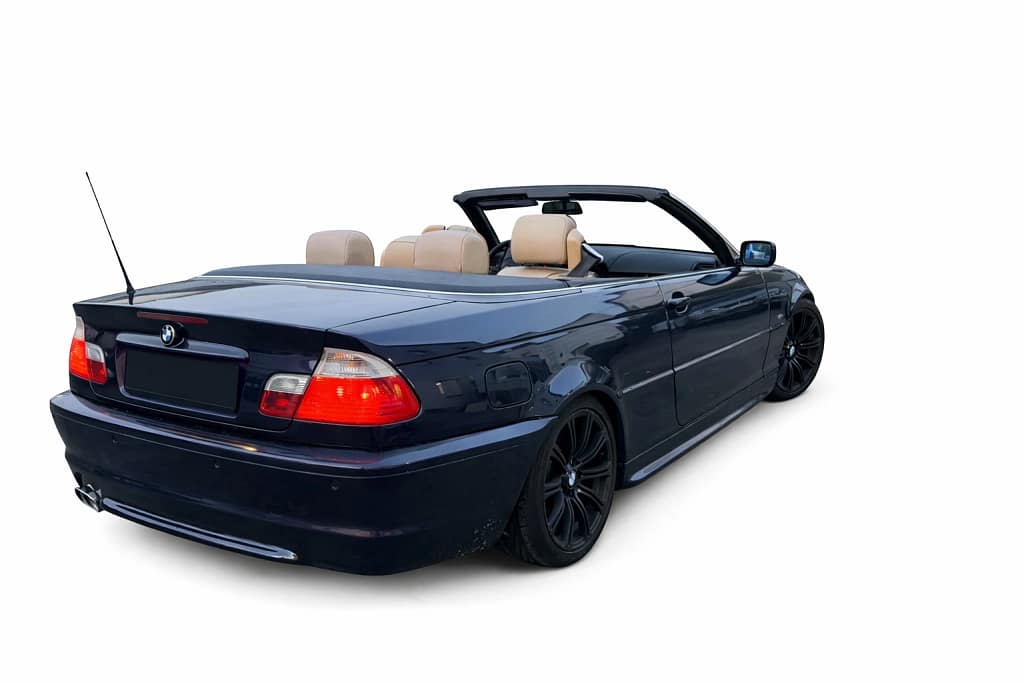 BMW E46 - Modèle : E46 - 325 i - Cabriolet  Année : Phase 1 - Pack M Km : 170 000 Bleu nuit